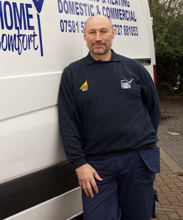 Home Comfort Assured branded van