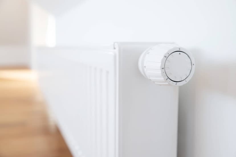Radiator temperature controls checked during heat pump suitability planning